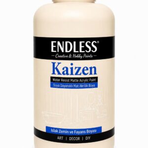 Kaizen Islak Zemin Ve Fayans Boyası Krem 2 Litre + Katalizör 80gr KZ-008
