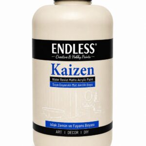 Kaizen Islak Zemin Ve Fayans Boyası Kum Beji 2 Litre + Katalizör 80gr KZ-007