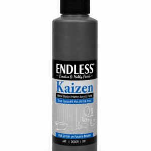 Kaizen Islak Zemin Ve Fayans Boyası Koyu Antrasit 500ml + Katalizör 20gr KZ-042