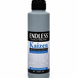 Kaizen Islak Zemin Ve Fayans Boyası Koyu Arduvaz Gri 500ml + Katalizör 20gr KZ-038
