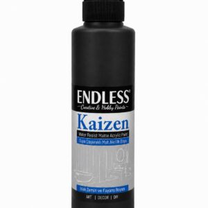 Kaizen Islak Zemin Ve Fayans Boyası Siyah 250ml + Katalizör 10gr KZ-043
