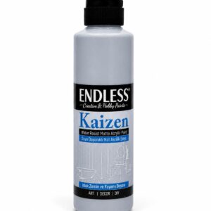 Kaizen Islak Zemin Ve Fayans Boyası Arduvaz Gri 250ml + Katalizör 10gr KZ-038