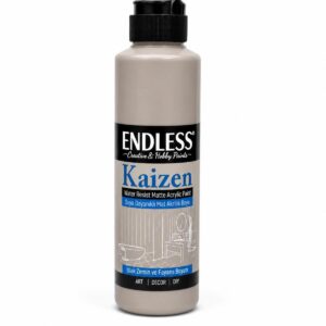 Kaizen Islak Zemin Ve Fayans Boyası Vizon Gri 250ml + Katalizör 10gr KZ-036