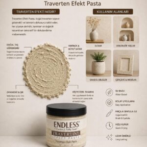 Traverten Efekt Pasta TP-05 Krem 250ml