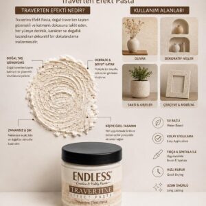 Traverten Efekt Pasta TP-02 Kemik 250ml