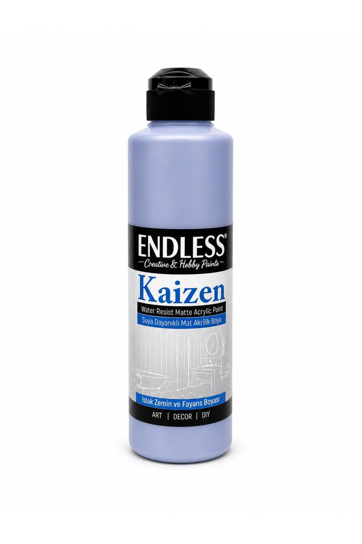 Kaizen Islak Zemin Ve Fayans Boyası Denim Mavi 500ml + Katalizör 20gr KZ-029