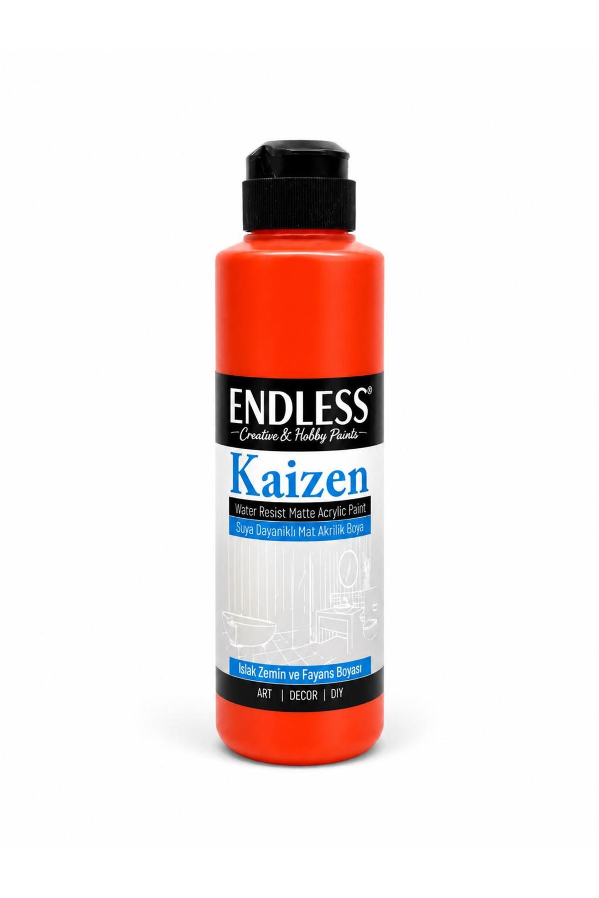 Kaizen Islak Zemin Ve Fayans Boyası Kan Portakal 500ml + Katalizör 20gr KZ-011