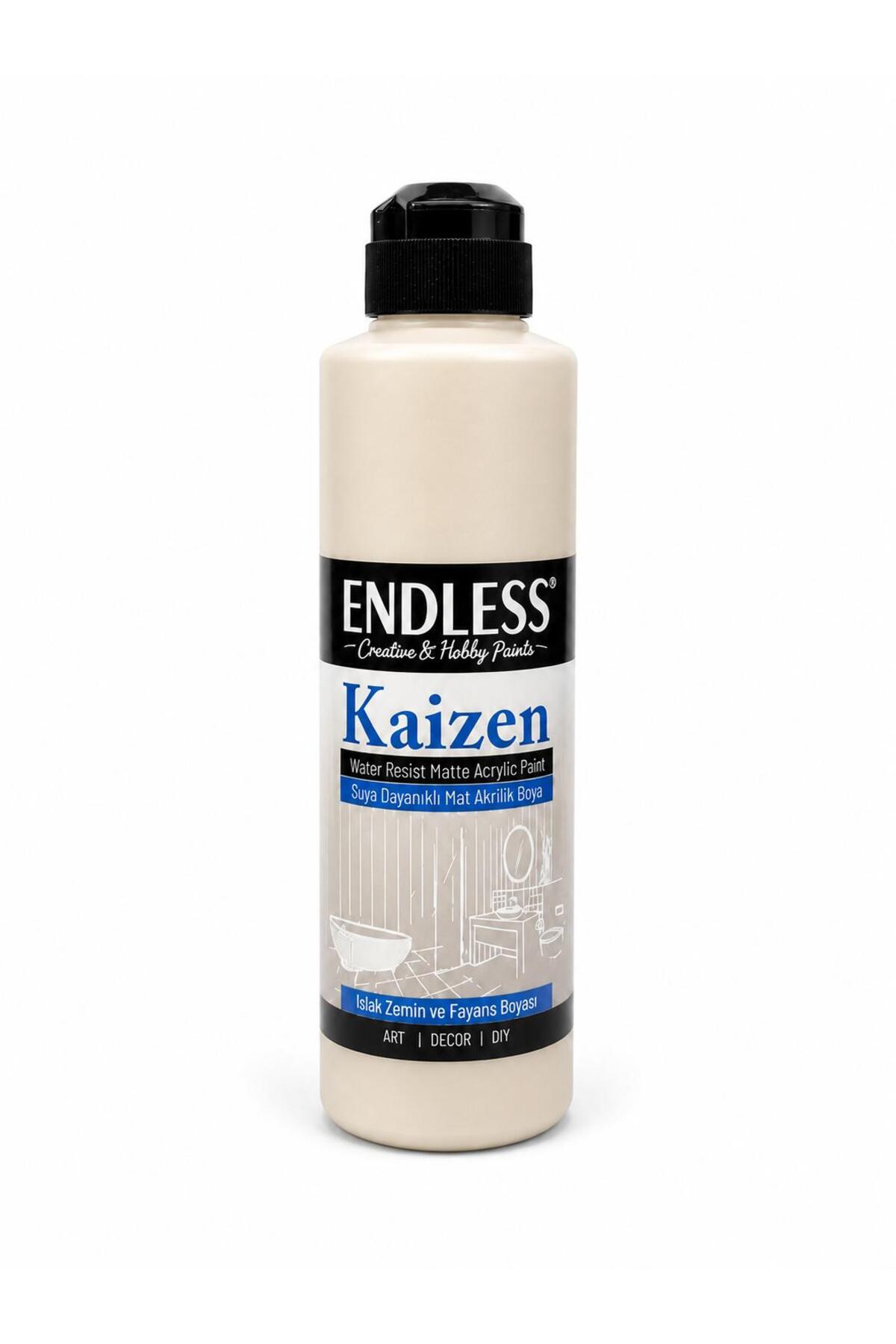 Kaizen Islak Zemin Ve Fayans Boyası Fil Dişi 500ml + Katalizör 20gr KZ-005