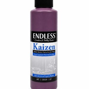 Kaizen Islak Zemin Ve Fayans Boyası Patlıcan Moru 250ml+ Katalizör 10gr KZ-015