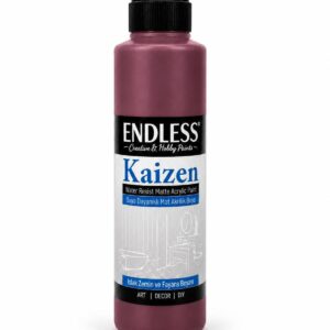 Kaizen Islak Zemin Ve Fayans Boyası Bordo 250ml + Katalizör 10gr KZ-014