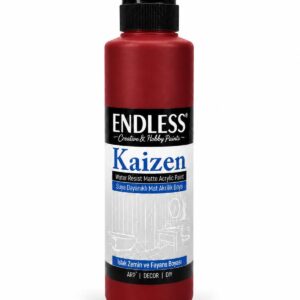 Kaizen Islak Zemin Ve Fayans Boyası Kırmızı 250ml + Katalizör 10gr KZ-012