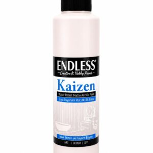 Kaizen Islak Zemin Ve Fayans Boyası Pembe Beyaz 250ml + Katalizör 10gr KZ-004