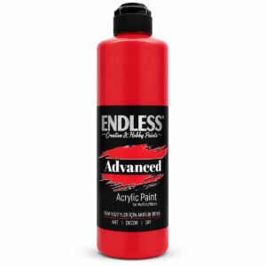 Advanced Multisurface Akrilik Boya Ateş Kırmızı 500ml AMP-017