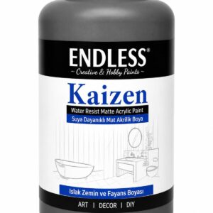 Kaizen Islak Zemin Ve Fayans Boyası Koyu Antrasit 2 Litre + Katalizör 80gr KZ-042