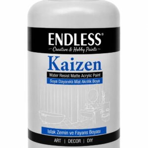 Kaizen Islak Zemin Ve Fayans Boyası Gri 2 Litre + Katalizör 80gr KZ-037
