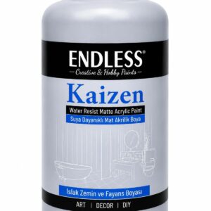 Kaizen Islak Zemin Ve Fayans Boyası Arduvaz Gri 2 Litre + Katalizör 80gr KZ-038