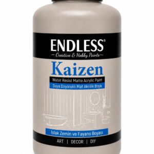 Kaizen Islak Zemin Ve Fayans Boyası Vizon Gri 2 Litre + Katalizör 80gr KZ-036