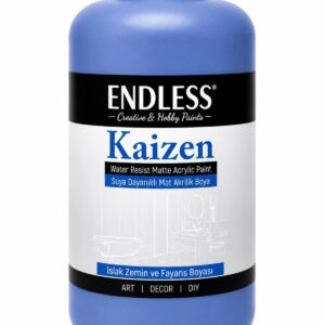 Kaizen Islak Zemin Ve Fayans Boyası Safir Mavi 2 Litre + Katalizör 80gr KZ-030