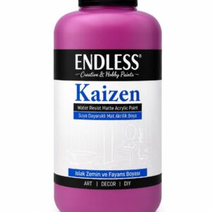 Kaizen Islak Zemin Ve Fayans Boyası Fuşya 2 Litre + Katalizör 80gr KZ-016