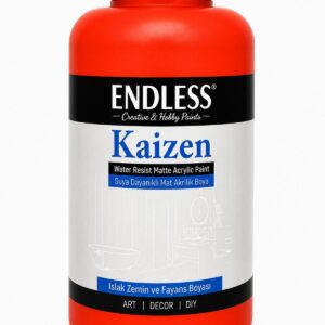 Kaizen Islak Zemin Ve Fayans Boyası Kan Portakal 2 Litre + Katalizör 80gr KZ-011